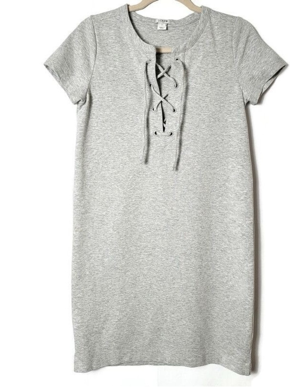 J.crew lace up shift dress